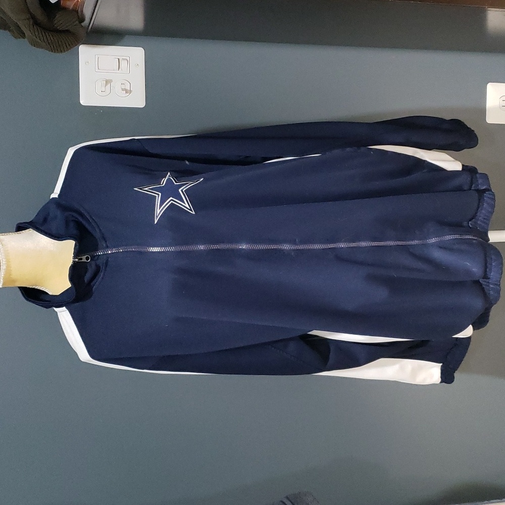 NFL Dallas Cowboys Full Zip Field Jacket Sz XXL